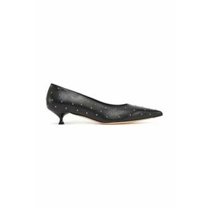 Pantofi dama piele naturala - negru - Negru imagine