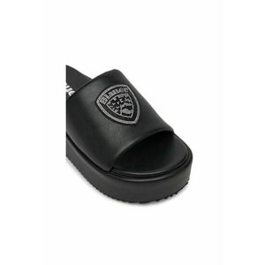 Slapi dama - S5OPAL03/PUL - Piele ecologica - Negru imagine