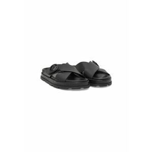 Slapi dama - SA28134G0MTD0000 - Piele naturala - Negru imagine