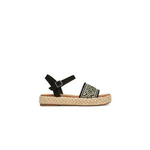 Espadrile dama 10021992 - Textil - Negru imagine