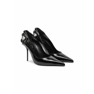 Pantofi dama piele naturala - negru - Negru imagine