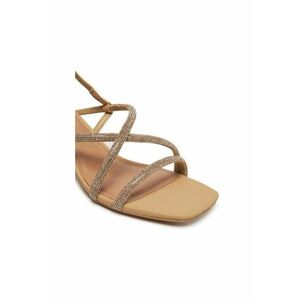 Sandale dama - 13943797 - Piele ecologica - Bej imagine