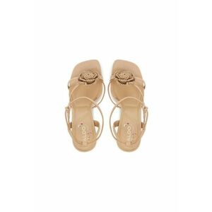 Sandale dama - 13966744 - Piele naturala - Bej imagine