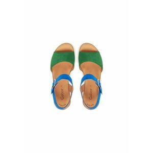 Sandale dama - 64.651.19 - Piele naturala - 39 EU - Albastru/Verde - Verde/Albastru imagine