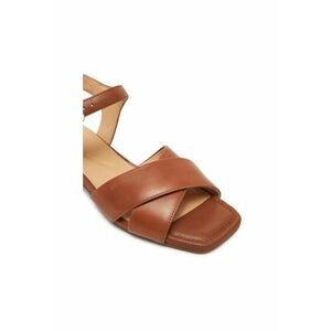 Sandale dama - 26181346 - Piele naturala - Maro imagine
