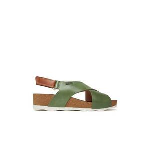 Sandale dama - W9E-0912 - Piele naturala - Verde imagine