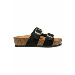 Slapi dama - D551DA-00022 - Piele naturala - Negru - Negru imagine