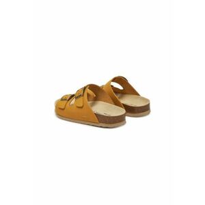 Slapi dama - 64301 - Piele naturala - Galben imagine