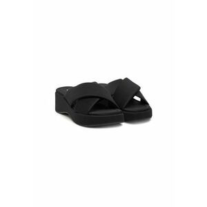 Slapi dama - 15341359 - Piele ecologica - Negru imagine