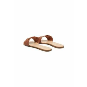 Slapi dama - 15340952 - Piele naturala - Maro - Maro imagine