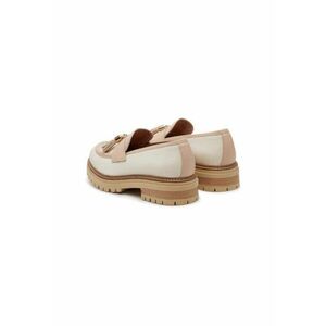 Mocasini dama SA10144G1MTO112A - Textil - Ecru imagine