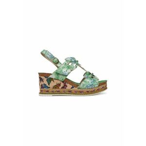 Espadrile dama Hacdeo 21 - Piele naturala - Verde imagine