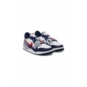 Pantofi sport barbati - CD7069 - Piele naturala - 45.5 EU - Alb/Bleumarin - Alb/Bleumarin imagine