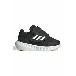 Pantofi sport cu velcro Runfalcon 3.0 - Negru/Alb optic imagine