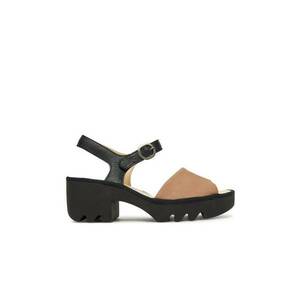 Sandale dama - TULL503FLY - Piele naturala - Bej imagine
