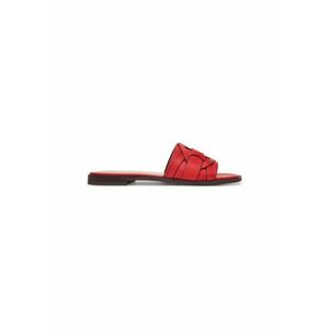 Slapi dama - SVP 17 01 01 R29 - Piele naturala - Rosu imagine