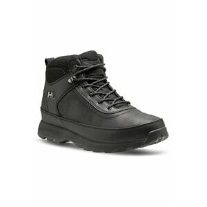 Bocanci trekking barbati 12036 - Piele naturala - Negru imagine