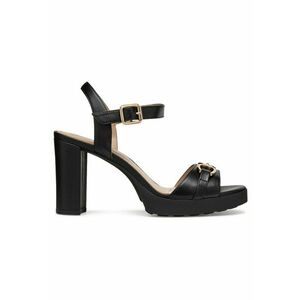 Sandale dama - D55B6A-000TU - Piele naturala - Negru - Negru imagine