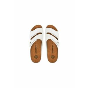 Slapi dama - 700617-03 - Piele naturala - Alb imagine