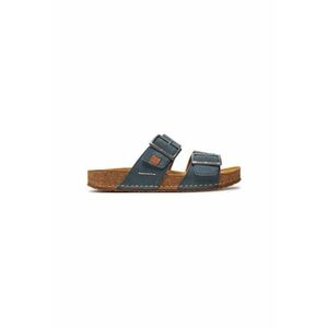 Slapi dama - 64905 - Piele naturala - Bleumarin imagine