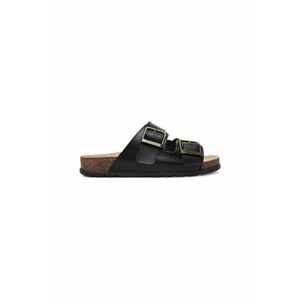 Slapi dama - RR267022 - Piele naturala - Negru imagine