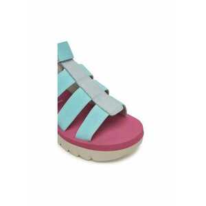 Sandale dama - YOJI198FLY - Textil - Albastru imagine