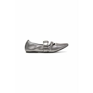 Balerini K1511477 - Piele naturala - Argintiu - Argintiu imagine