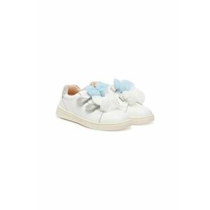 Pantofi sport dama din piele naturala - Alb imagine