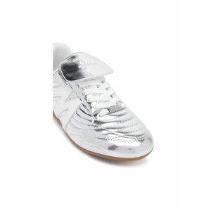 Pantofi sport dama - SM19000136 - Piele naturala - Argintiu - Argintiu imagine