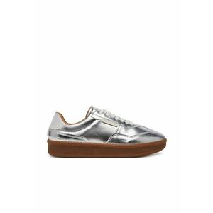 Pantofi sport dama - SM11003591 - Piele ecologica - 41 EU - Argintiu imagine