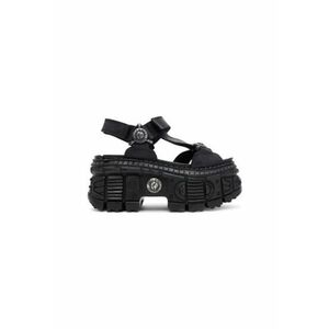 Sandale dama - M-BIOS130-C7 - Piele naturala - Negru imagine