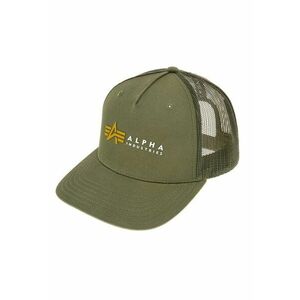 Sapca Trucker pentru barbati - Bumbac - Verde masliniu inchis - OneSize imagine