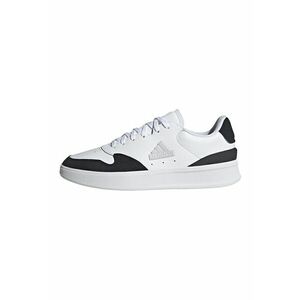 Pantofi sport de piele si piele intoarsa Kantana - Negru/Alb optic imagine