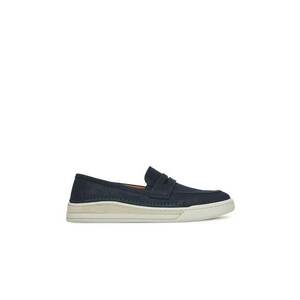 Pantofi barbati 13608 - Piele naturala - Bleumarin imagine