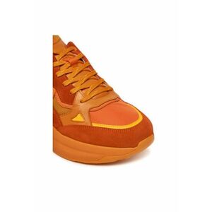 Pantofi sport barbati - 12522505 - Piele naturala - Portocaliu - Portocaliu imagine