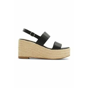 Sandale-espadrile wedge Keoni - Negru imagine