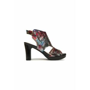 Sandale dama - HICAO 0423 - Piele naturala - Multicolor - Multicolor imagine