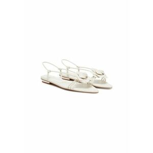 Sandale dama - 13986281 - Piele ecologica - Alb imagine