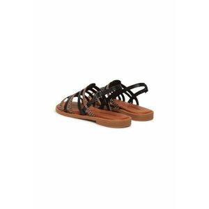 Sandale dama - 1-28104-44 - Piele naturala - Negru - Negru imagine