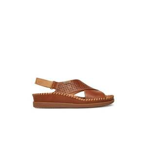 Sandale dama - W8K-0848C1 - Piele naturala - Maro imagine
