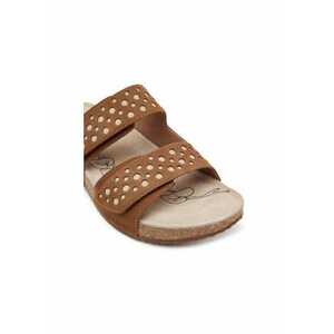 Slapi dama - 78586 - Piele naturala - Maro imagine