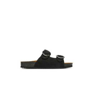 Slapi dama - 9-27403-44 - Piele naturala - 38 EU - Negru imagine