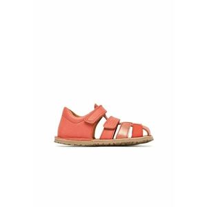Sandale fete din piele naturala - Coral imagine