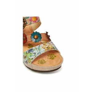 Slapi dama - BARRY 30 - Piele naturala - Ecru - Ecru imagine