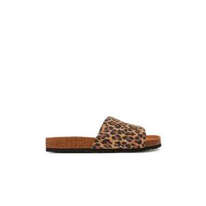 Slapi dama - 1-27506-42 - Piele naturala - Maro - Maro imagine