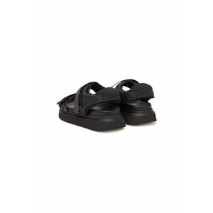 Sandale barbati 12525201 - Piele naturala - 41 EU - Negru imagine