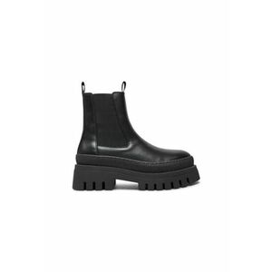 Botine dama 1-25494-41 - Piele naturala - 41 EU - Negru imagine