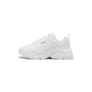 Pantofi sport din piele ecologica cu talpa demi-wedge Cassa 2.0 - Alb imagine