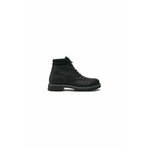 Bocanci de drumetie barbati Jack Jones - 12257999 - Piele naturala - Negru - Negru imagine