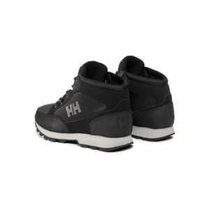 Bocanci trekking barbati 11593 - Piele naturala - Negru - Negru imagine